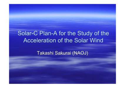 Physics / Astrophysics / Light sources / Jets / Solar wind / Magnetic reconnection / Sun / Jupiter / Ulysses / Astronomy / Space plasmas / Plasma physics