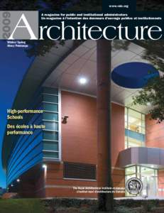 Architect / Canada Green Building Council / Architecture / Canadian architecture / Royal Architectural Institute of Canada