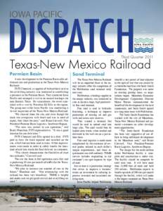 RailAmerica / Texas – New Mexico Railroad / Monahans /  Texas / Iowa Pacific Holdings / Saratoga Springs / Shortline railroad / Saratoga / Adirondack / Halliburton / Geography of New York / Geography of the United States / Rail transportation in the United States