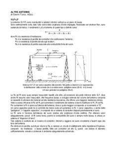 ALTRE ANTENNE di Gianni Turco, ik0ziz VLF-LF