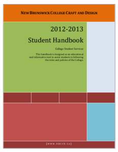 Microsoft Word - Student Handbook[removed]Final.doc