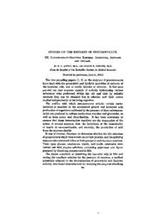 STUDIES ON THF, ENZYMES OF PNEUMOCOCCUS. III. CABBOEYDRATE-SPLITTING ENZYMES: INVERTASE, AMYLASE, ANDhULA.%. BY 0. T. AVERY, M.D., ANDGLENN E. CULLEN, PE.D.