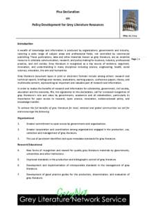 Microsoft Word - Pisa Declaration, May 2014