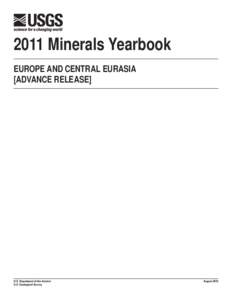 The Mineral Industries of Europe and Central Eurasia in 2011