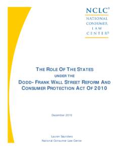 Dodd-Frank Role of the States