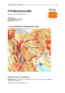 Lynx Survey Europe – FYR Macedonia  FYR Macedonia (MK) Miso HRISTOVSKI & Dragan ANGELOVSKI Area: 25’333 km² Forests & Woodland: 35.6 % (2000)