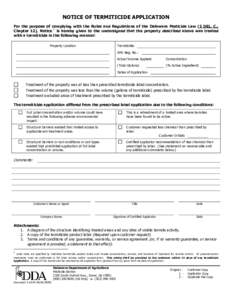 Microsoft Word - Termiticide Application Disclosure Form _2001_.doc