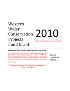 Western Water Conservation Projects Fund Grant