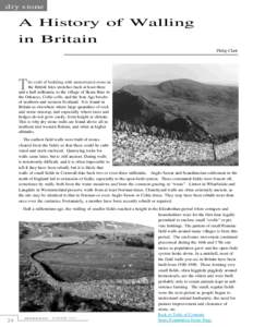 d ry s tone  A History of Walling in Britain Philip Clark