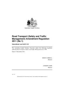 Road Transport (Safety and Traffic Management) Regulation 2000