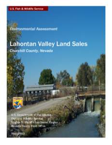 U.S. Fish & Wildlife Service  Environmental Assessment Lahontan Valley Land Sales Churchill County, Nevada