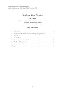 The Sea, Vol.9: Ocean Engineering Science, Eds. B. Le Méhauté and D.M. Hanes, Wiley, New York: 1990