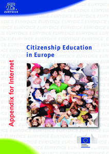 Citizenship / Primary education / Eurydice / National Foundation for Educational Research / Secondary education / Personal /  Social and Health Education / Secondary school / High school / State school / Education / Educational stages / Educational policies and initiatives of the European Union