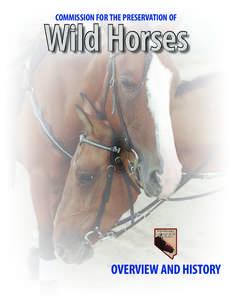 COMMISSION FOR THE PRESERVATION OF  Wild Horses OVERVIEW AND HISTORY