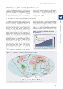 Section 3 In Order to Stop Biodiversity Loss  Section 3 In Order to Stop Biodiversity Loss  In order to stop biodiversity loss on a global scale, it is necessary that individual countries steadily implement the outcome