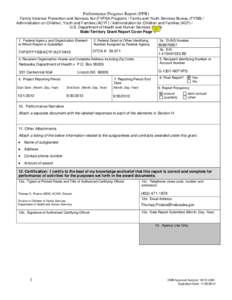 Identifiers / Family Violence Prevention and Services Act / Domestic violence / Violence / Ethics / Behavior / Violence against women / Data Universal Numbering System / Dun & Bradstreet