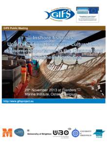 GIFS Public Meeting  28th November 2013 at Flanders Marine Institute, Ostend, Belgium http://www.gifsproject.eu