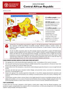 EXECUTIVE BRIEF  Central African Republic 24 February[removed]HIGHLIGHTS