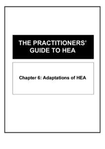 Microsoft Word - 6 Adaptations of HEA.doc