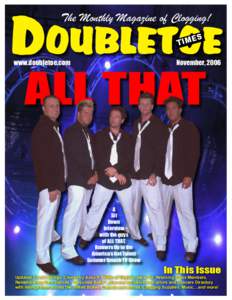 DOUBLETOE The Monthly Magazine of Clogging! S E TIM