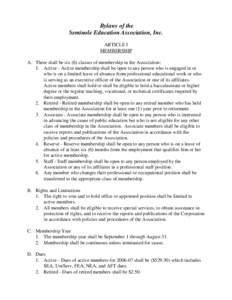 National Education Association / Board of directors / Private law / Structure / Heights Community Council / Georgia General Assembly / Business / American Federation of Teachers / Florida Education Association