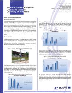 MAIN STUDY Principal Investigator Contact: Dr. Mondastri K Sudaryo, MS, DSc Department of Epidemiology Faculty of Public Health