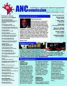 ANCommission newsletter  DEPARTMENT OF HOUSING AND COMMUNITY DEVELOPMENT February 2014—Volume 2, Issue 2  COMMUNITY B ASED