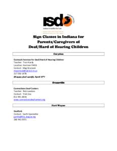 Microsoft Word - Sign Classes in Indiana