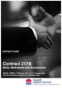 Microsoft Word - 217A Beds, mattresses and accessories UserGuide V8.0 Apr 12
