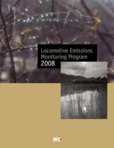 Locomotive Emissions Monitoring Program 2008  Locomotive Emissions	 Monitoring Program