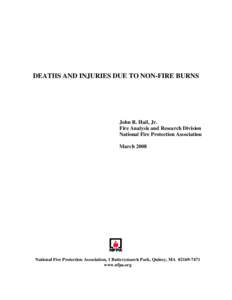 Microsoft Word - DEATHS AND INJURIES DUE TO BURNS.doc
