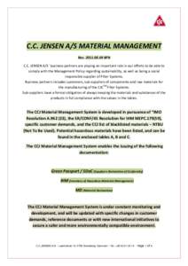 Microsoft Word - CCJ Material Management