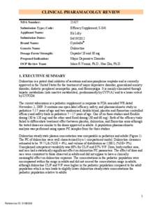 Selective serotonin reuptake inhibitors / Organofluorides / Serotonin-norepinephrine reuptake inhibitors / Amines / Duloxetine / Fluoxetine / Paroxetine / Fibromyalgia / Pharmacokinetics / Chemistry / Organic chemistry / Eli Lilly and Company