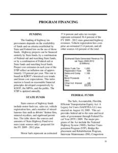 Interstate Highway System / Transportation Equity Act for the 21st Century / Iowa Primary Highway System / National Highway System / Matching funds / Road transport / Land transport / Transport / 109th United States Congress / Safe /  Accountable /  Flexible /  Efficient Transportation Equity Act: A Legacy for Users