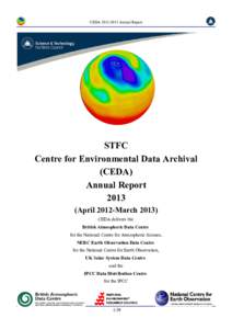 CEDAAnnual Report  STFC Centre for Environmental Data Archival (CEDA) Annual Report