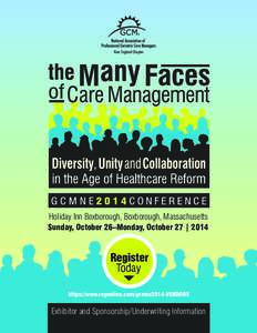 New England Chapter  Holiday Inn Boxborough, Boxborough, Massachusetts Sunday, October 26–Monday, October 27 | 2014  https://www.regonline.com/gcmne2014-VENDORS