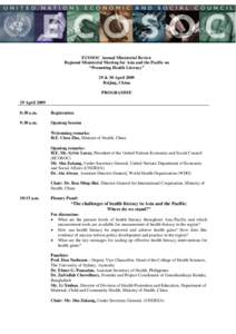 Population / United Nations Department of Economic and Social Affairs / United Nations Secretariat / Sha Zukang / Health literacy / Sylvie Lucas / World Health Organization / Health promotion / United Nations / Health / Public health