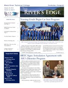 Black River Technical College  Pocahontas ▪ Paragould January 20, 2012 Volume 10, Issue 2