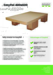 EasyPal 400x600  Why choose for EasyPal? Produced out of recycled paper, it’s hardly possible to be more sustainable! After years of development and fine-tuning EasyPal