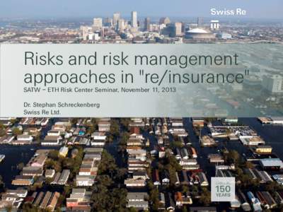 Risks and risk management approaches in 