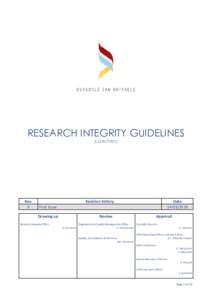 RESEARCH INTEGRITY GUIDELINES (LG RIO 001) Rev. 0