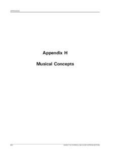 Appendices  Appendix H Musical Concepts  622