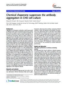 Cell lines / Monoclonal antibodies / Immunology / Trehalose / Antibody / Humanized antibody / Cell culture / Chinese hamster ovary cell / Biology / Immune system / Biotechnology