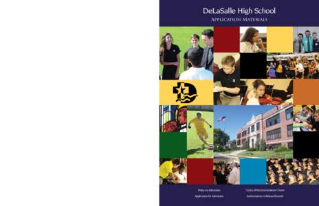 DeLaSalle High School Application Materials DeLaSalle High School