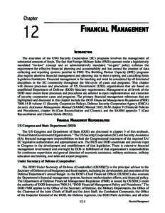 Chapter  12 Financial Management Introduction