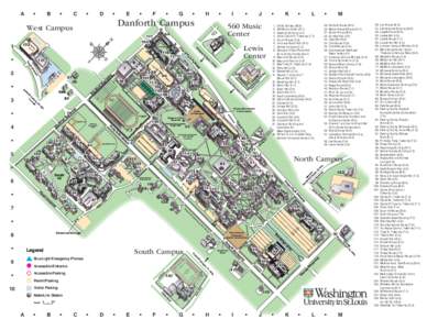 Danforth Campus map-general parking