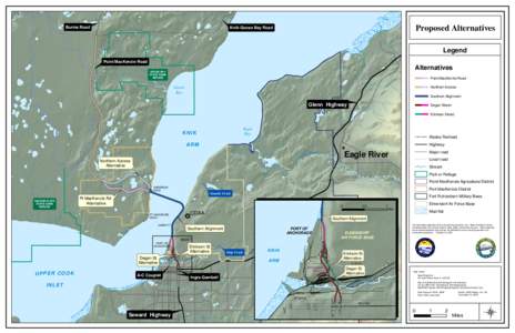 Anchorage metropolitan area / Anchorage /  Alaska / Government Hill / Seward Highway / Cook Inlet / Ship Creek /  Alaska / Knik Arm Bridge / Knik / Mackenzie / Alaska / Geography of the United States / Interstate Highways in Alaska