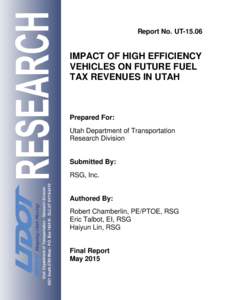 Template for UDOT Research Reports