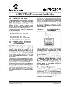 dsPIC30F dsPIC30F Flash Programming Specification 1.0 OVERVIEW AND SCOPE