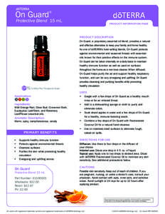 On Guard  ® Protective Blend 15 mL